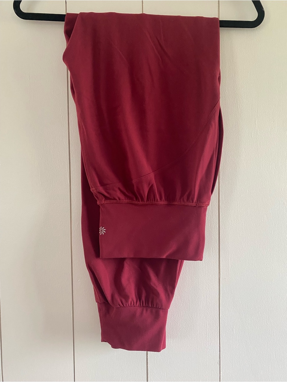 Athleta Red Salutation Jogger